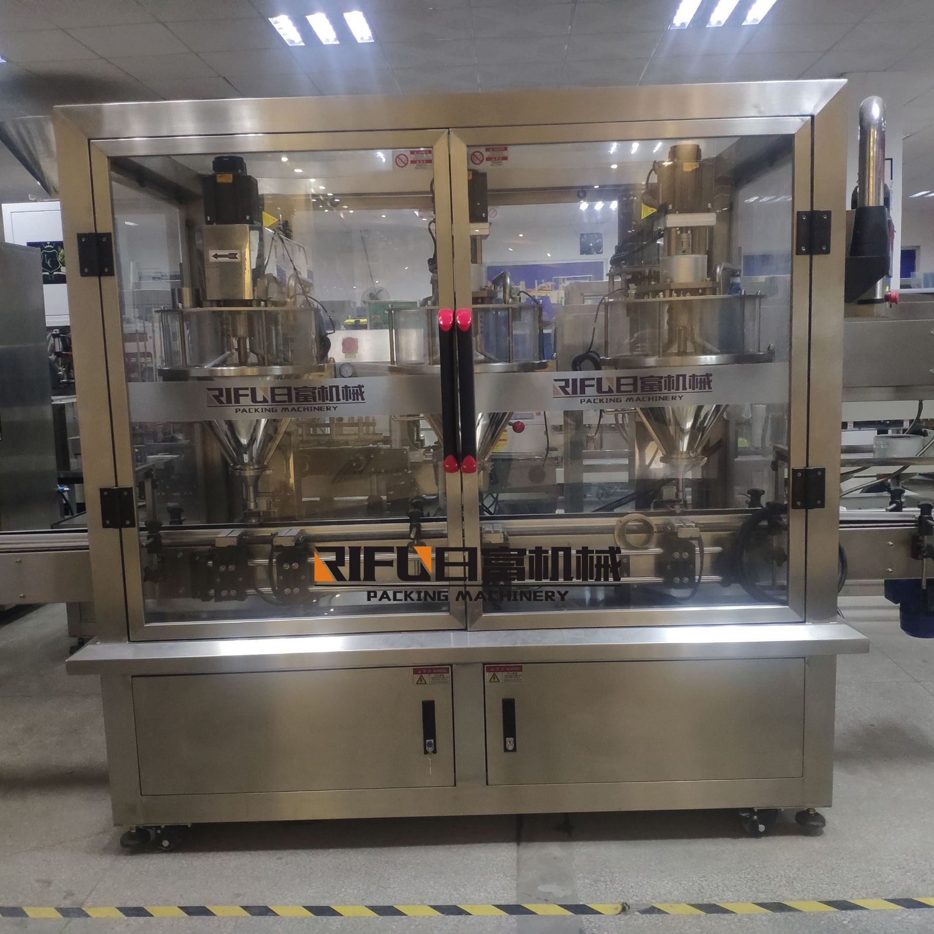 多头高速粉剂灌装机 化妆粉底分装机 药粉兽粉灌装机 广州粉剂机