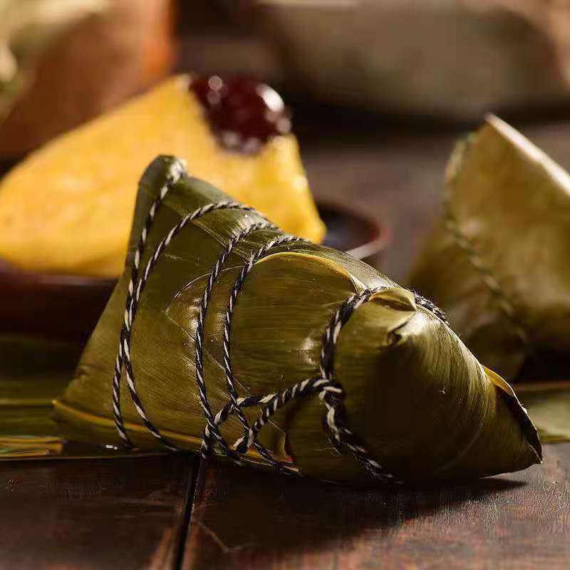 大黄糯米粽子真空包装蜜枣小枣豆沙八宝黑米粽网红粽北方甜粽