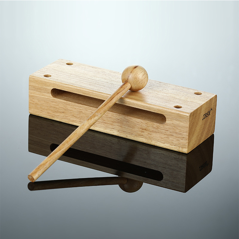 高低梆子批发 放心品质乐器 亲子早教奥尔夫乐器 木制龙头梆子