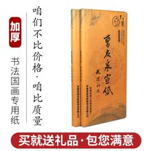 四尺宣纸书法作品纸加厚生宣纸国画纸书法创作纸特净六尺对开