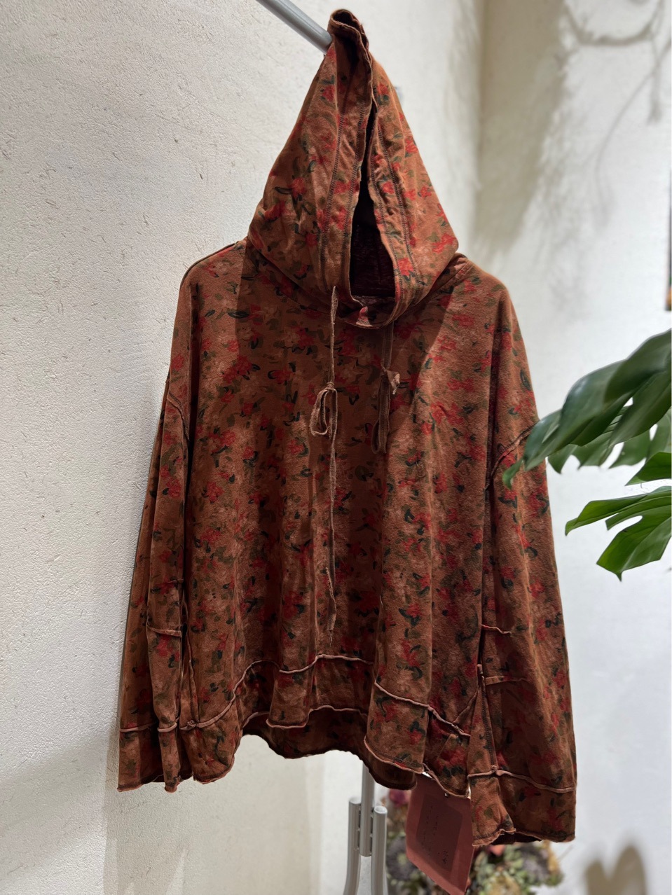 忆古朴拙 春款230205 短袖纯色做旧水洗棉麻t上衣