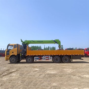 新款国六 解放j6前四后八随车吊 16吨徐工吊机g系列可选