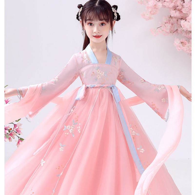 女童碎花粉色长袖连衣裙图片-海量高清女童碎花粉色长袖连衣裙图片大