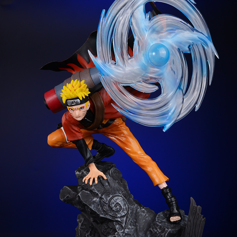 火影忍者up风遁螺旋手里剑旋涡鸣人动漫pvc模型摆件礼物玩具手办