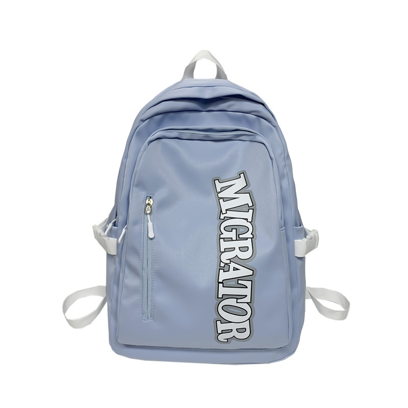 Backpack Girls' Japanese Large Capacity Bag 23 New Campus Wholesale Letter Simplicity High School Student Schoolbag