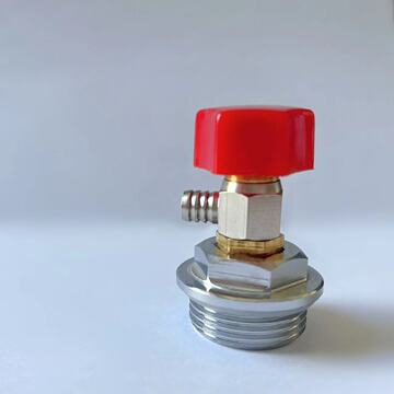 黄铜地暖分水器放气阀 6分暖气片排气阀 排污放气阀 暖气片跑风