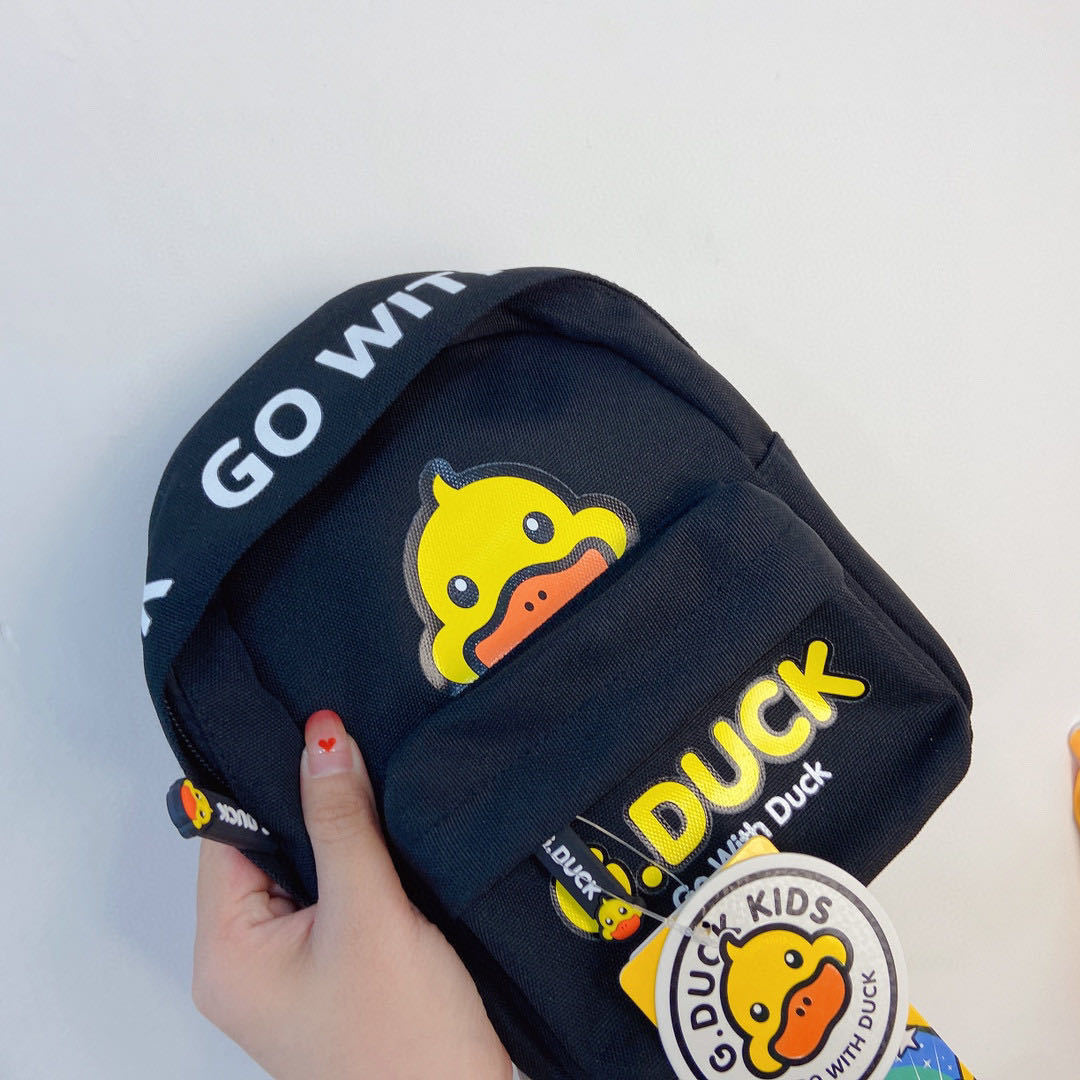 哈罗小黄鸭胸包2022春季儿童男童女童卡通单肩包小孩子腰包