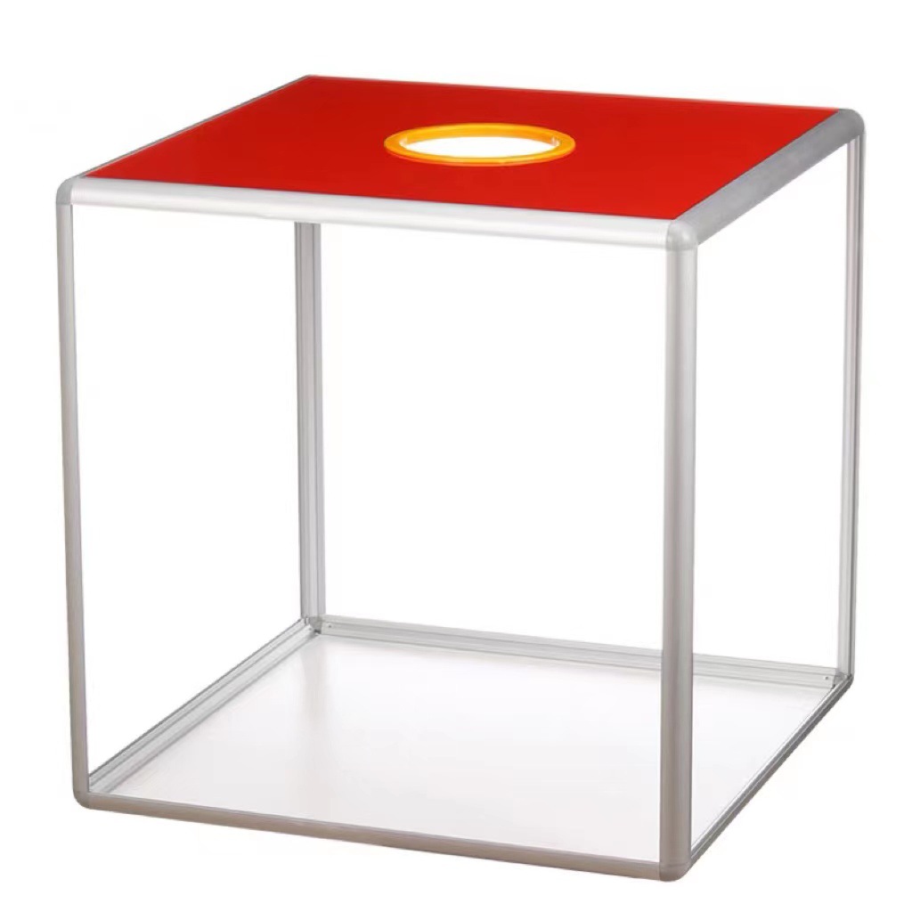 大号小号抓奖箱亚克力透明摸奖箱道具公司年会开门红幸运抽奖箱