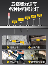 炮钉枪混凝土吊顶神器一体消音射钉专用气钉枪新型木工迷你钢钉枪