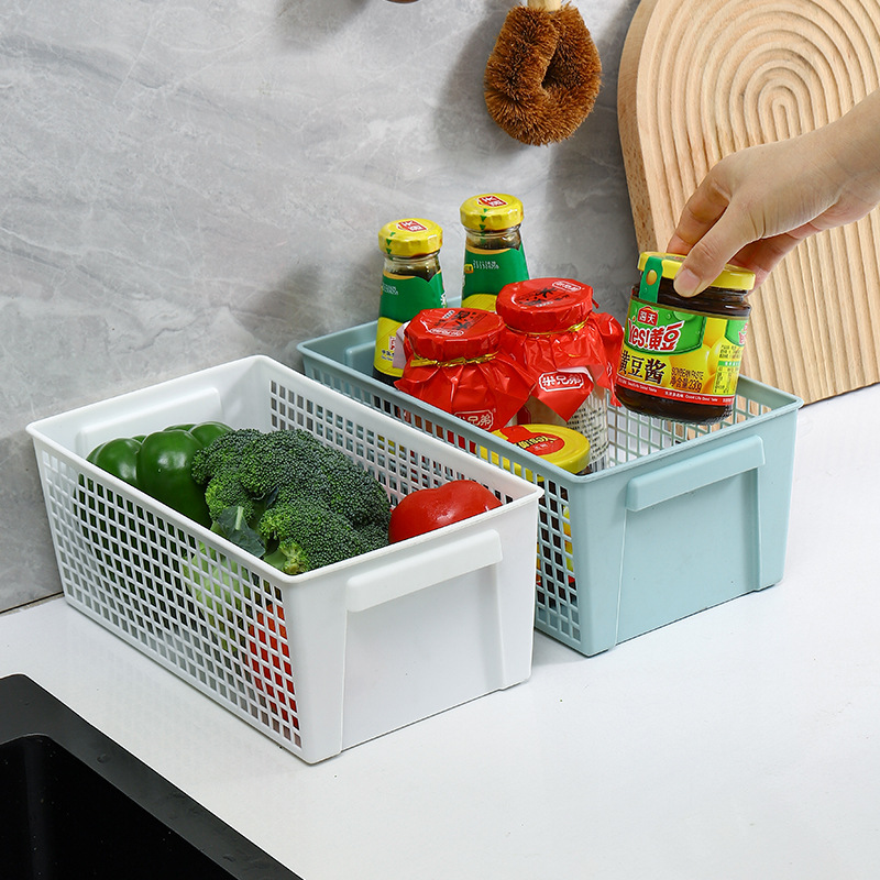 huisi desktop storage basket household snack clutter organizing box hollow storage box large japanese storage basket