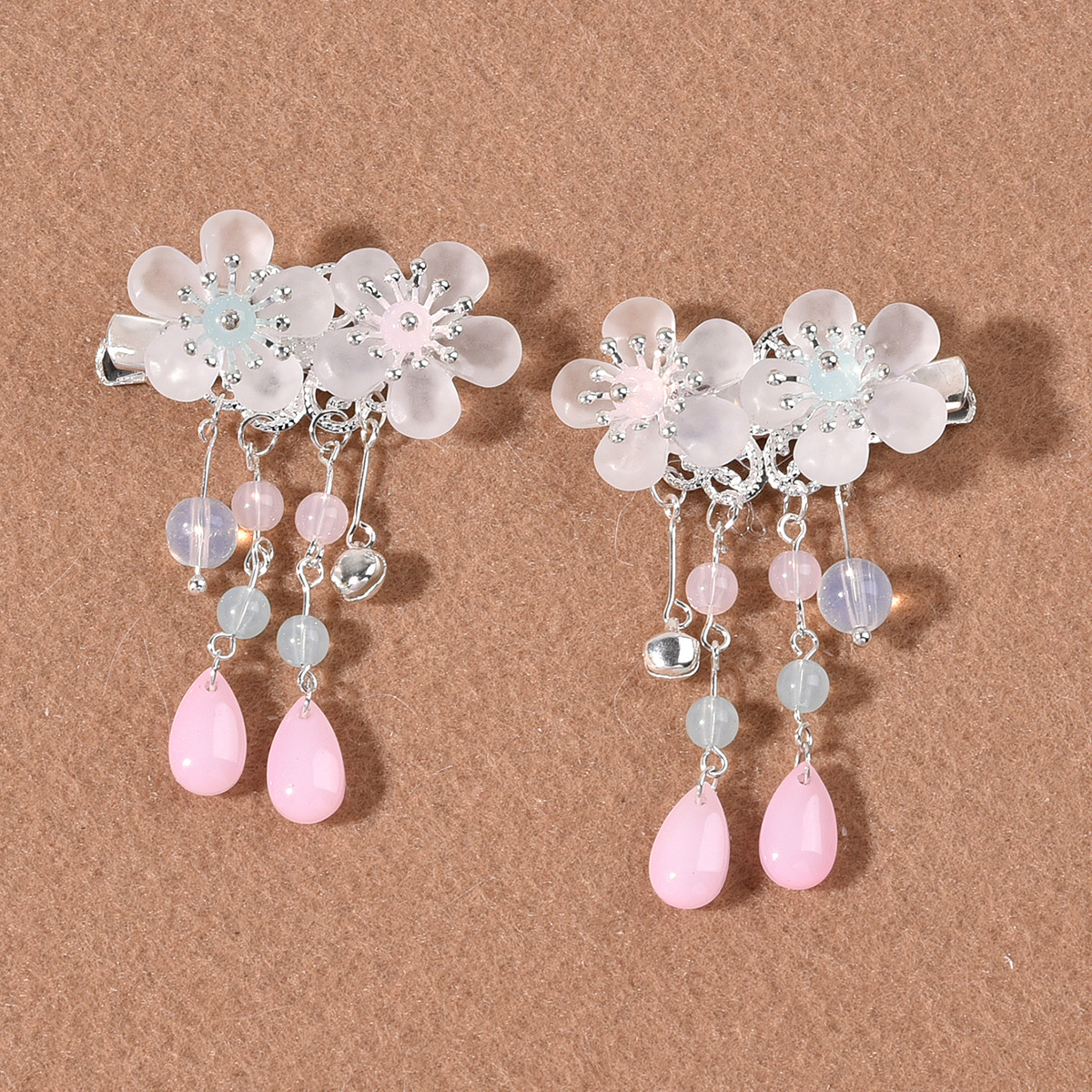 儿童古装头饰步摇流苏超仙公主发饰古风发夹女童古代汉服配饰