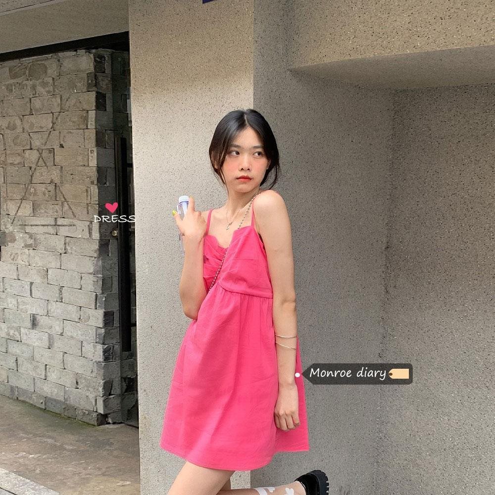 大码女装200-300斤无袖甜美胖妹妹赫本风小个子小吊带辣妹a字短裙