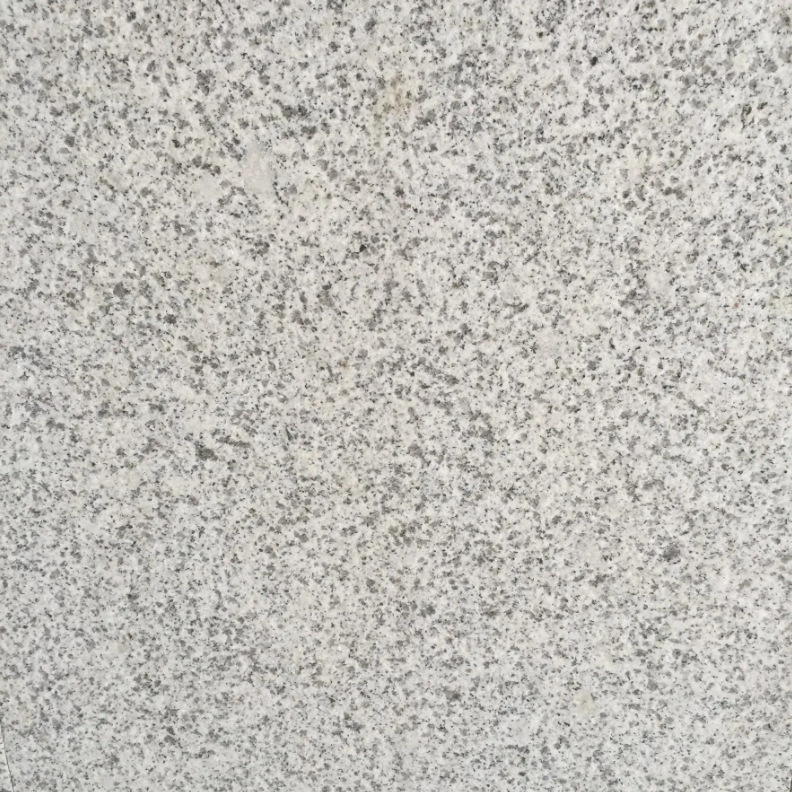 白麻大花 花岗岩荔枝面干挂装修工程地铺火烧板 小细花芝麻白石料