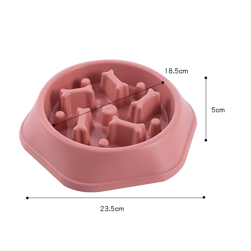 Dog Bowl Anti-Choke Slow Feeding Bowl Small and Medium Dogs Dog Feeder Pots Cat Food Holder Dog Food Anti-Tumble Pet Supplies