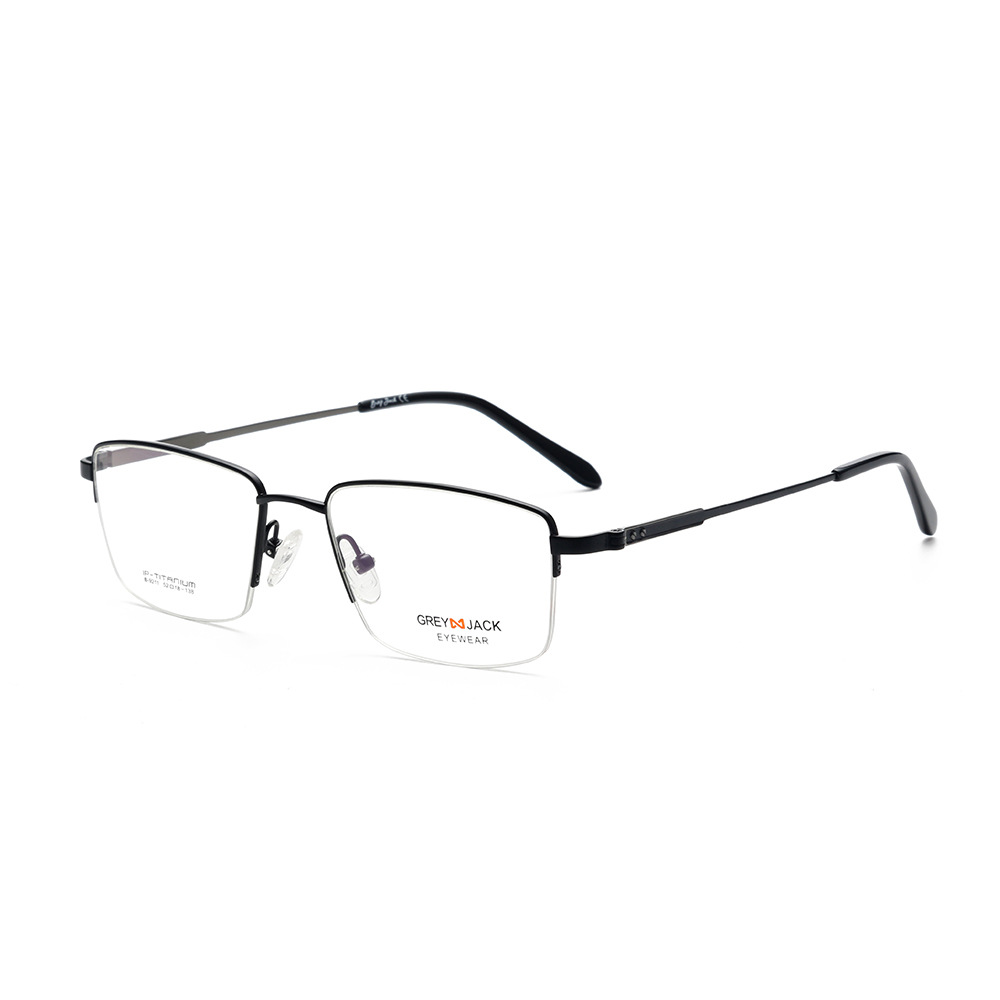 眼镜款式方框款式半框架镜架材料纯钛品牌grey jack商品属性付款成功