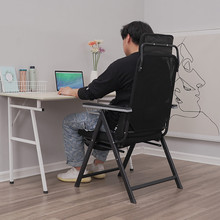 折叠办公椅舒适久坐会议室椅 午休躺椅家用 现代人体工学靠背重吴