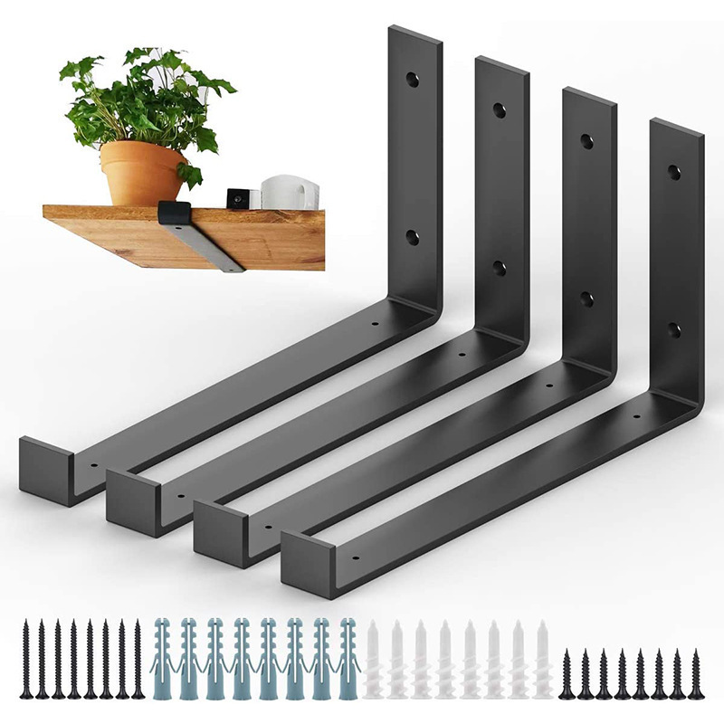 铁艺墙壁三角支架托架书架墙上置物架壁挂隔板承重支撑搁板层板托