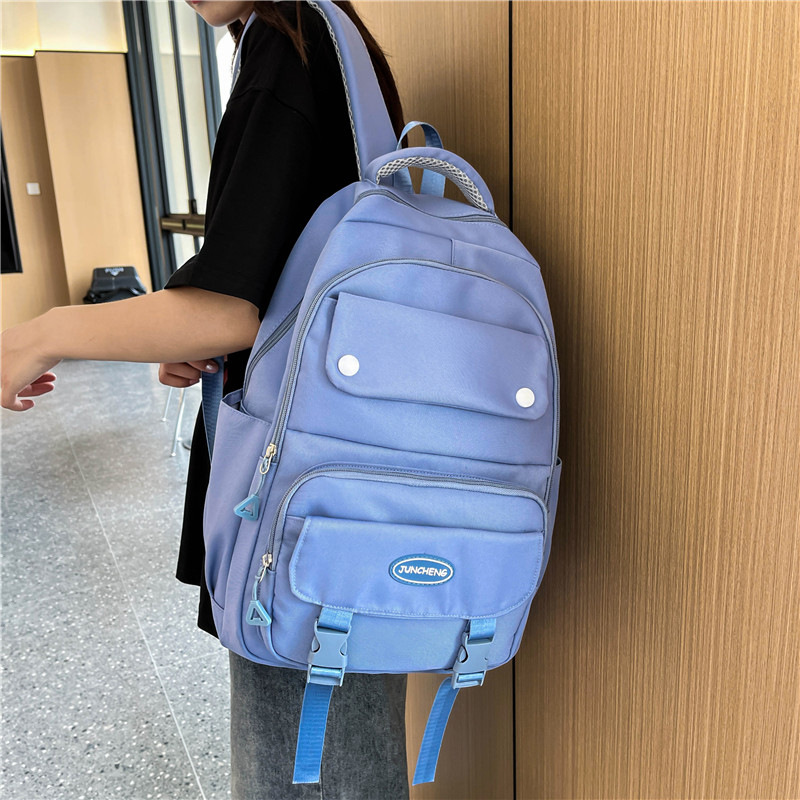 Schoolbag Female Japanese Ins College Student Simple Large Capacity High School Junior School Backpack Japanese Computer Backpack Fashion