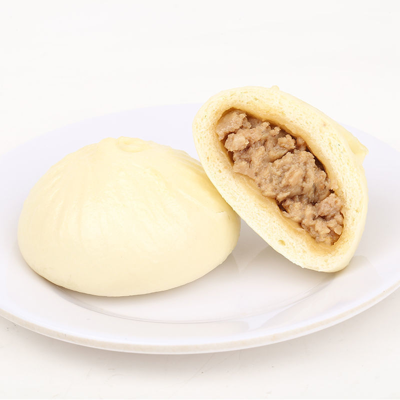扬州特产五亭包子鲜肉包批发早餐速冻包子纯手工方便速食50g*6只