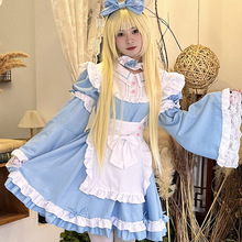 爱丽丝仙国lolita洋装萝莉软妹cosplay服装女仆装连衣裙一件代发