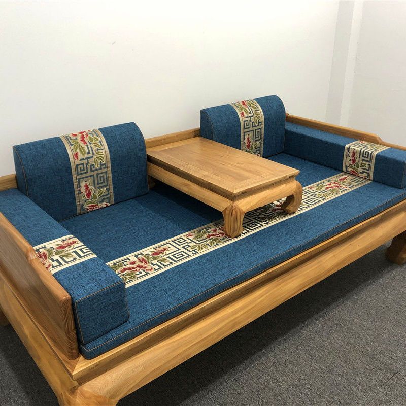 罗汉床沙发垫子套中式沙发垫子垫子五件套亚麻罗汉榻棕垫一件批发