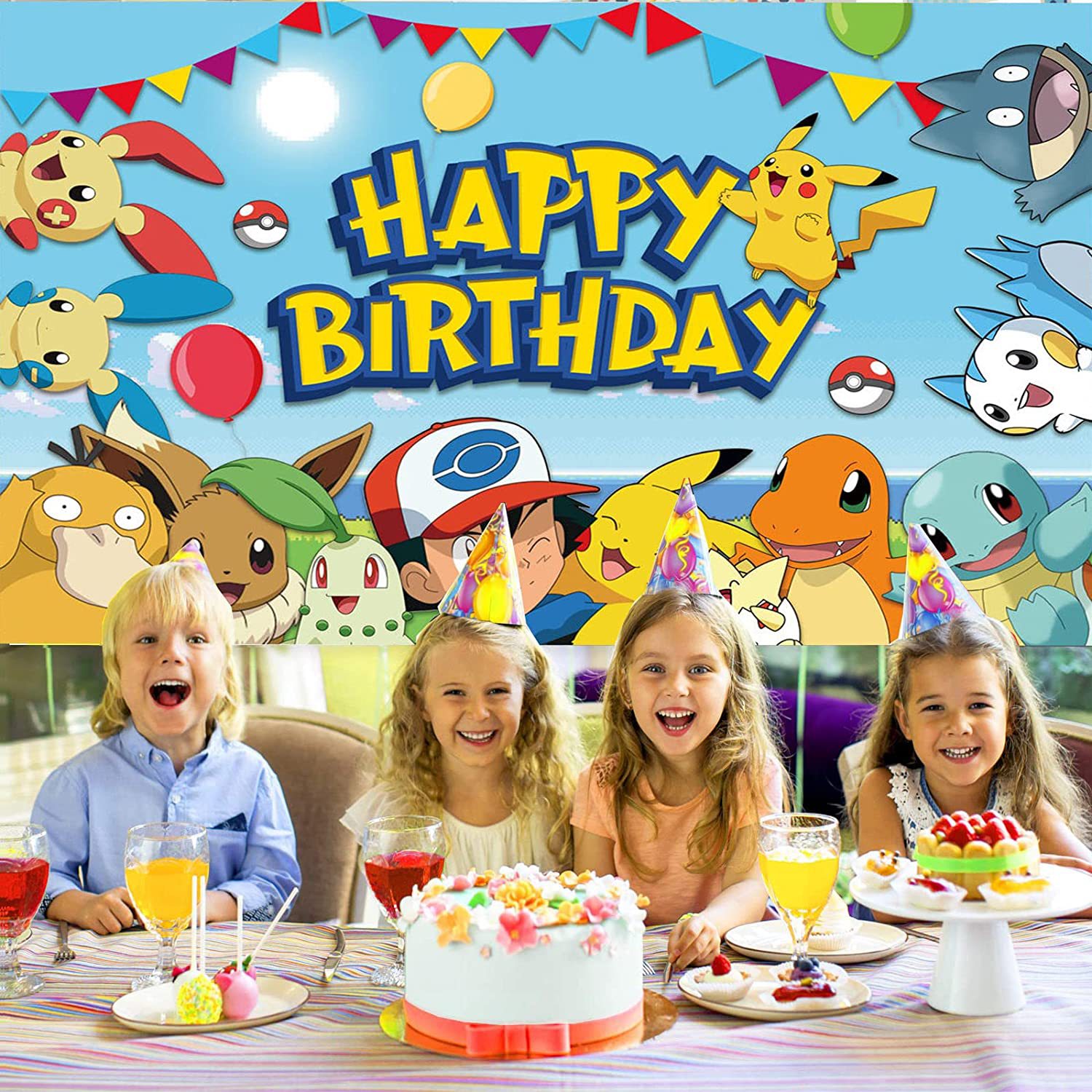 Children Party Decoration Pokemon