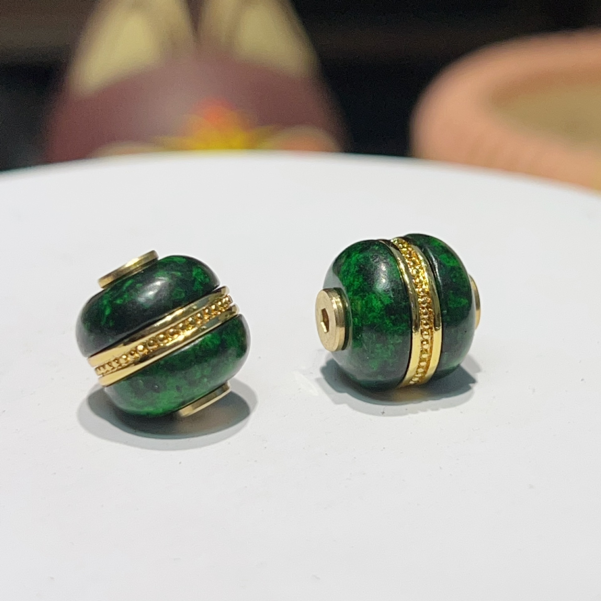 文玩仿虬角汉堡珠配珠腰珠隔珠文玩配珠手串搭配配饰-阿里巴巴