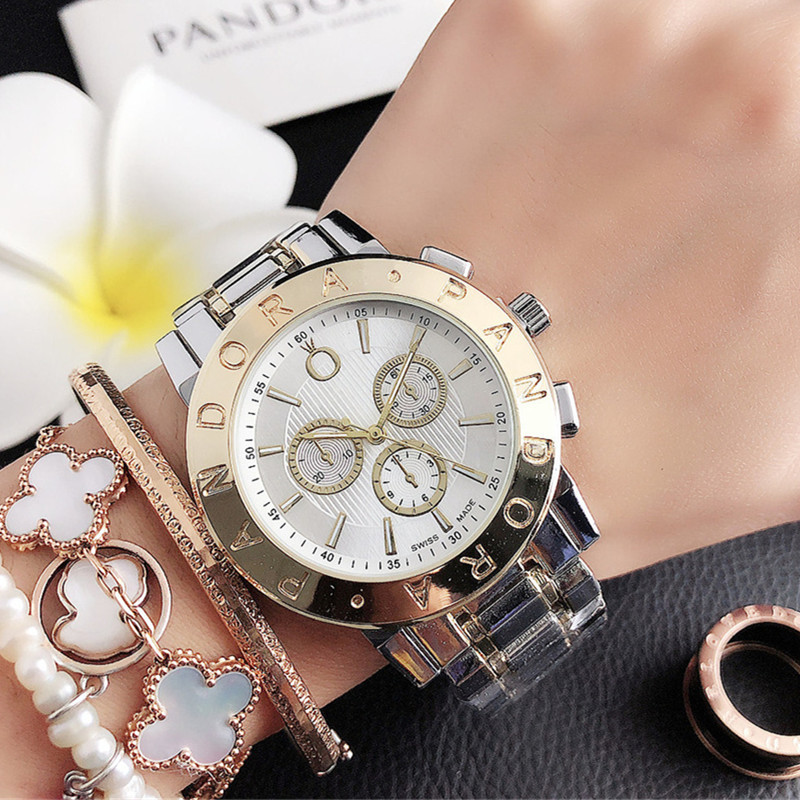 女学生韩版简约大表盘手表镀金时尚手表 shopee台湾天鹅女士手表