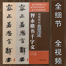 全视频 智永楷书千字文 经典碑帖实临解码 毛笔书法教程教材技法