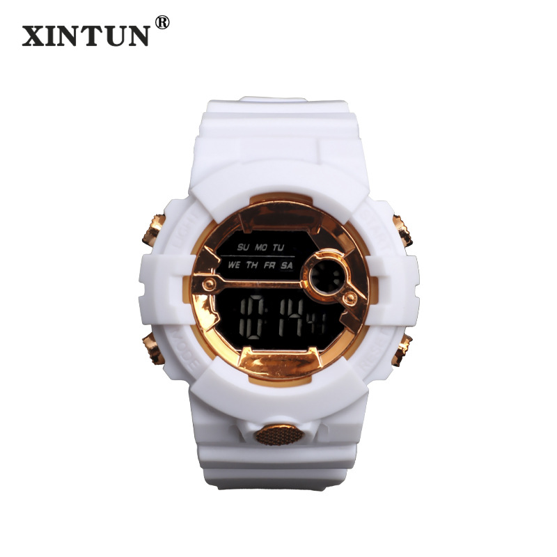 Yongqing Retro New 591 Electronic Watch Multi-Function Waterproof 30M Cool Night Light Alarm Clock Leisure Sports