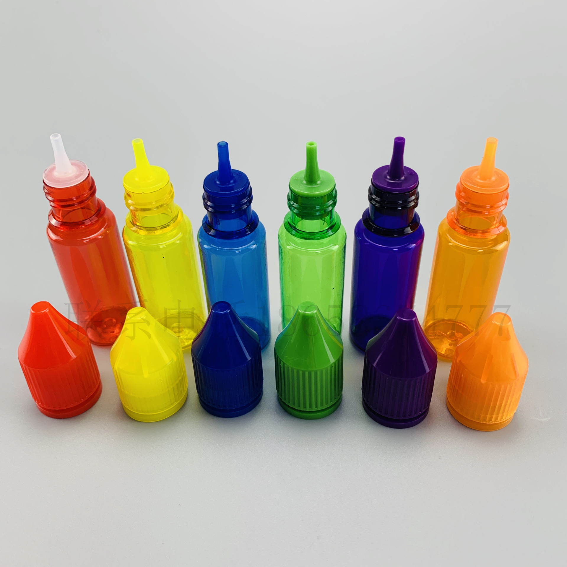 厂家直供多种规格v3pet透明卡口防盗压旋独角兽彩色烟油瓶塑料瓶