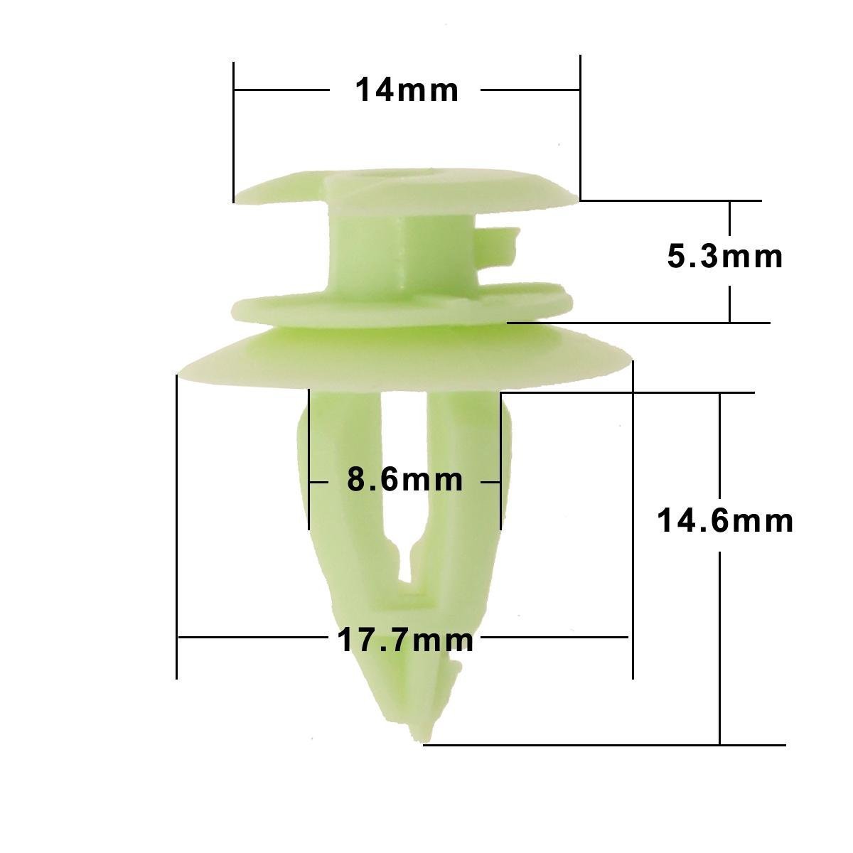 适用于汽车门板卡扣卡子门板扣 汽车紧固件 塑料尼龙卡子yt1479