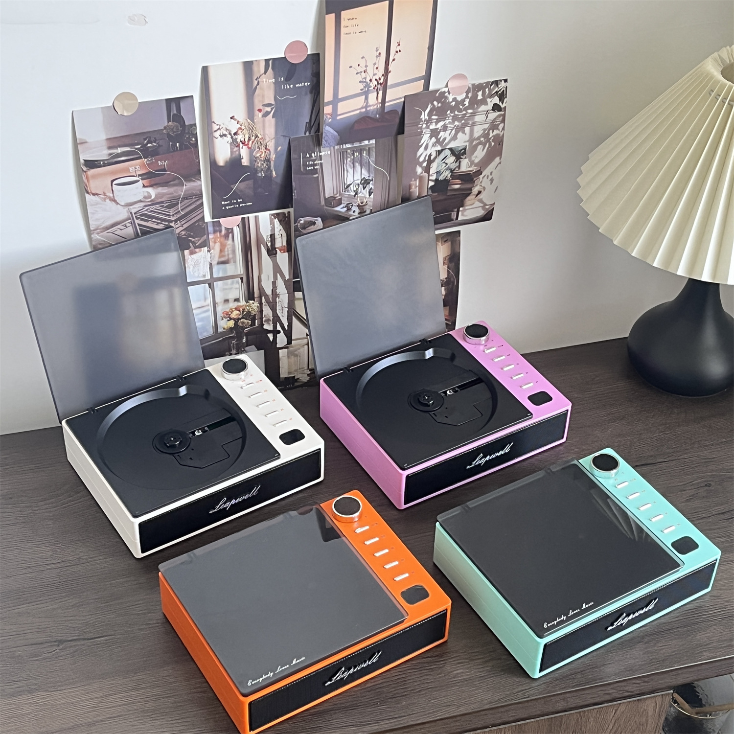 跨境新款蓝牙音箱cd播放机一体机发烧级cd机生日礼物便携户外音响