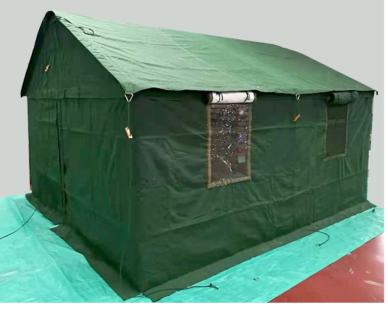 84a班用帐篷指挥拉练野外宿营防寒单棉帐篷集训住宿带床帐篷