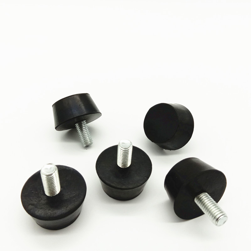 加工定制橡胶脚垫橡胶减震器防滑垫脚机械可调节脚橡胶螺丝脚垫