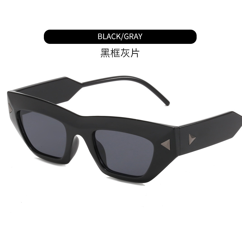 Colorful Glitter Decorative Arrow Sunglasses Men and Women Trendy Street Shot Sunglasses Cross-Border Personalized Glasses Wholesale