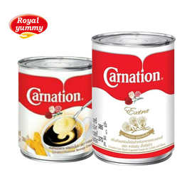 泰国三花淡奶炼乳泰式手标红茶绿茶原料烘培 手标385g*48罐