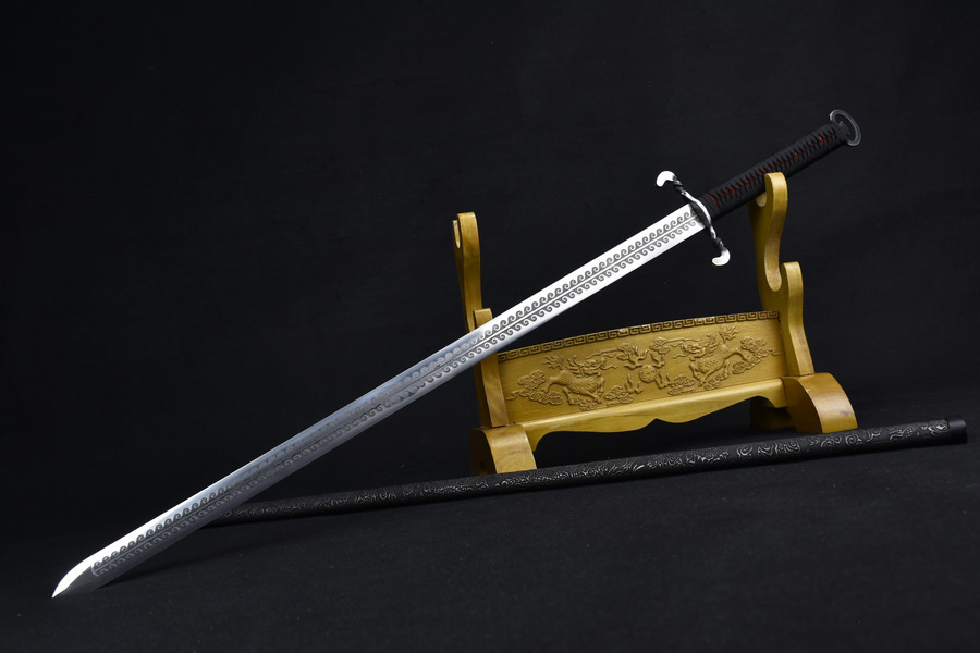 一体金属柄长剑龙泉将器宝剑古风剑刀剑抖音快手爆款冷兵器未开刃