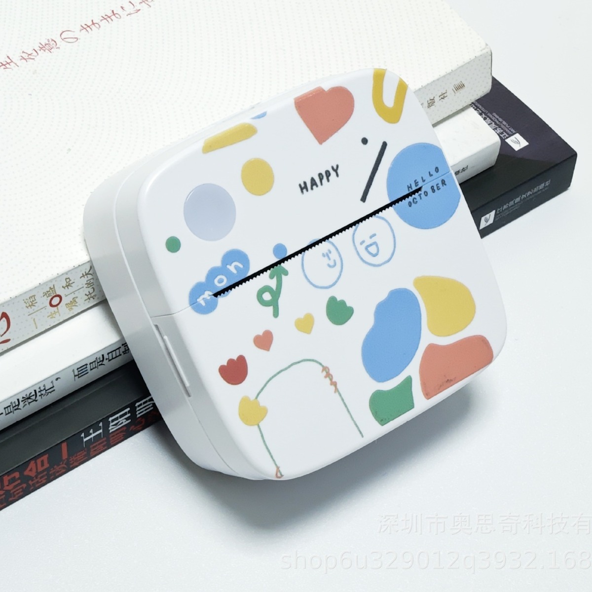 跨境 迷你标签打印机学生口袋错题打印机热敏家用打印照片-阿里巴巴