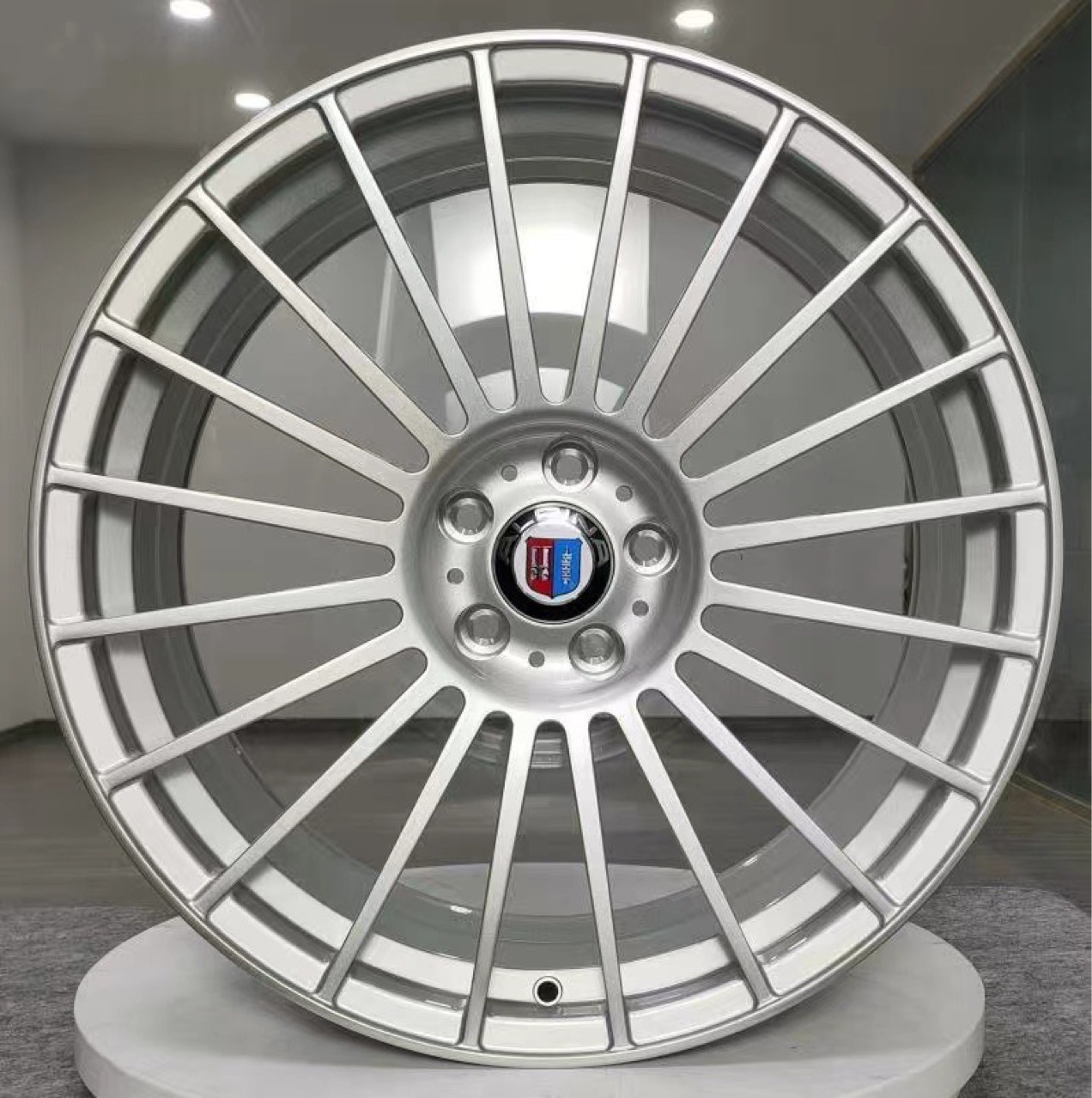 适用于宝马7五4系3系x1x3x5x6m3m5阿尔宾娜锻造改装轮毂18 1920寸