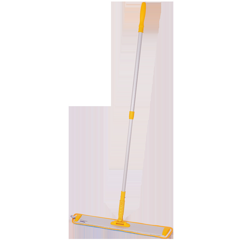 Aluminium Alloy Plate Mop Hospital Cleaning Color Separation System Large Dust Mop Lazy Flat Mop Tile Wooden Floor Mop