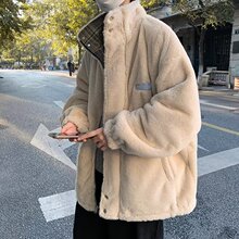 港风棉衣面包服2024新款ins冬季潮牌宽松加厚学生情侣款工装棉服