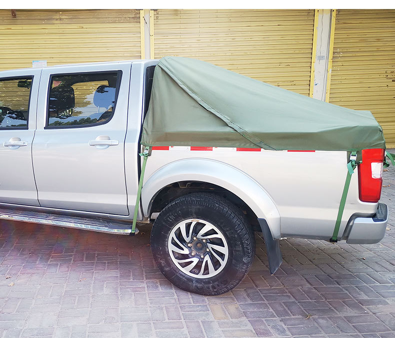 适用于丰田海拉克斯revo瑞沃皮卡车车厢后斗防雨棚防晒斜棚后箱盖