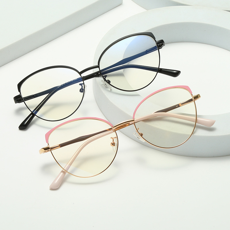 2023 Spring New Men's and Women's Glasses Artistic Fresh Optical Glasses Glasses Goggles Metal Photo Frame