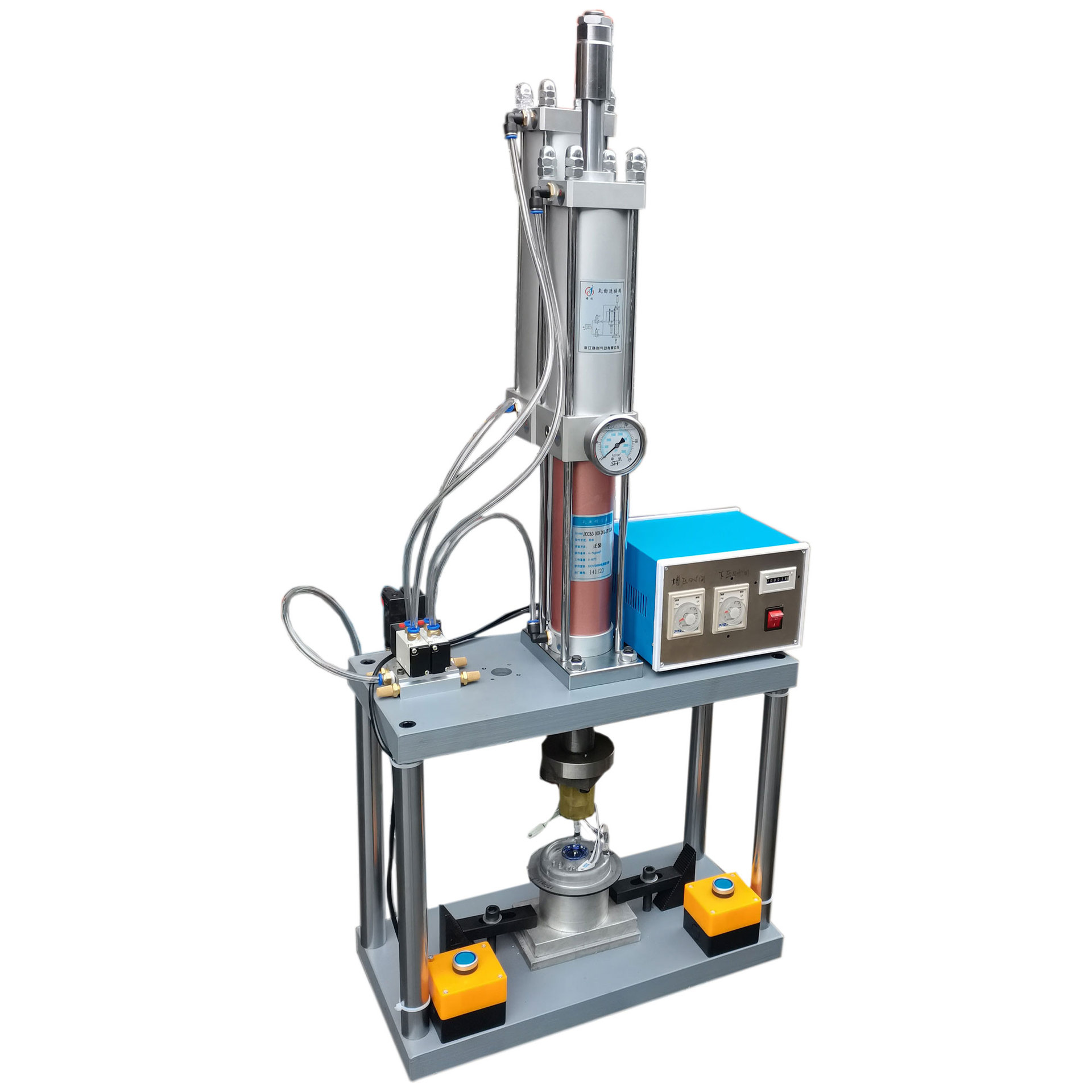 气动冲床小型三板四柱气动压力机气压铆钉机增压冲孔机床气冲压机