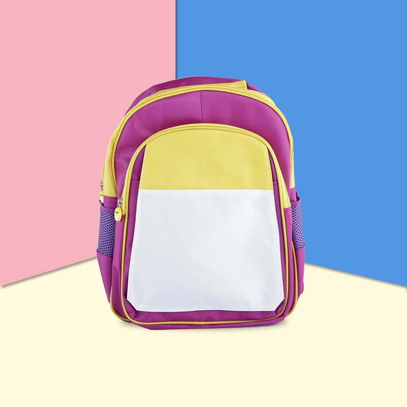 Thermal Transfer Printing Children's Schoolbag Blank Coating Personalized Creative DIY Color Matching Children's Large Capacity Backpack Consumables
