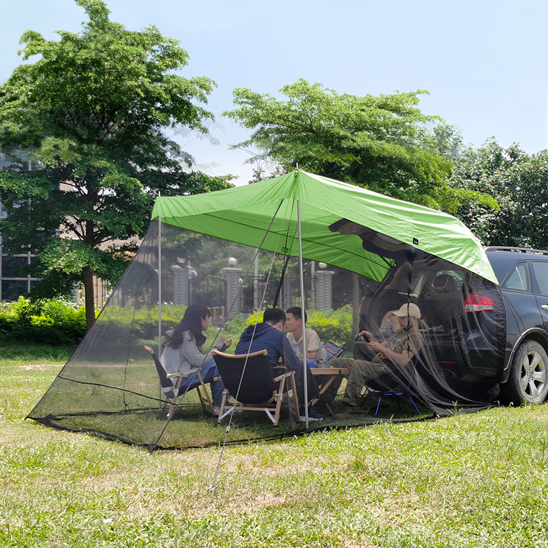 Rear Tent Outdoor Camping Suv Car Tent Sun-Proof Mosquito-Proof Trunk Side Rear Canopy