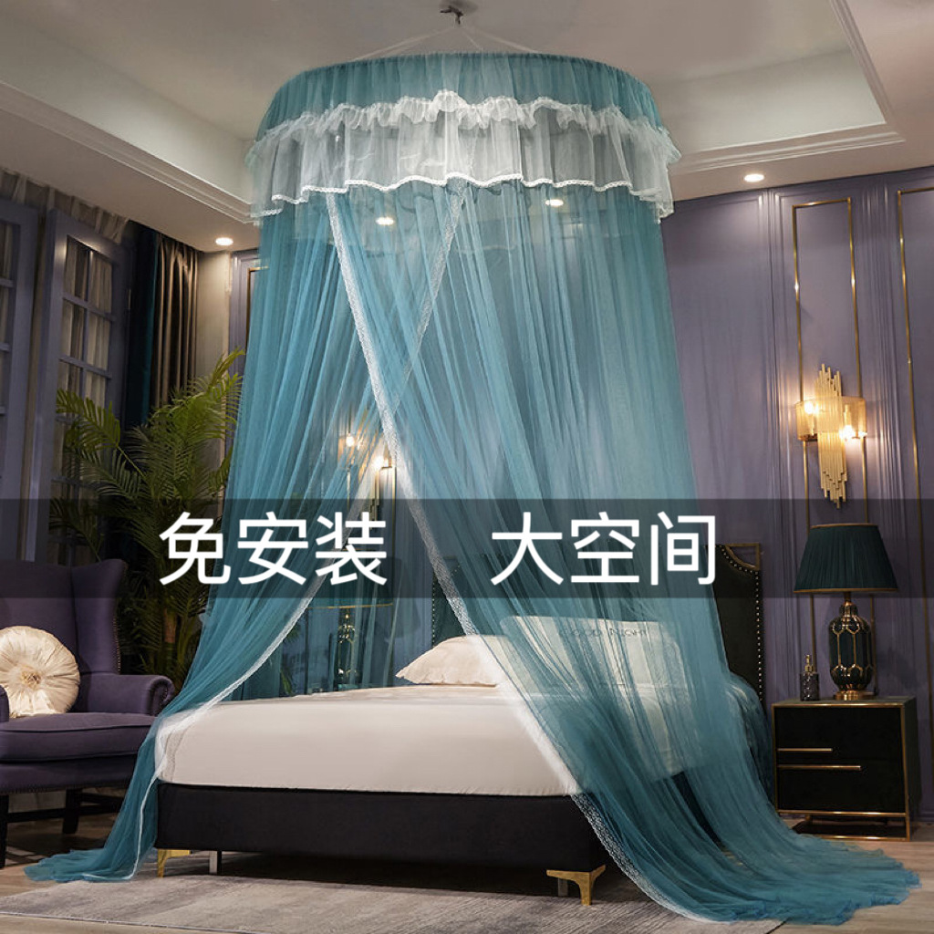 dome mosquito nets double 1.8 m 1.5 m ceiling ceiling installation-free single 1.2 m floor type household mosquito nets