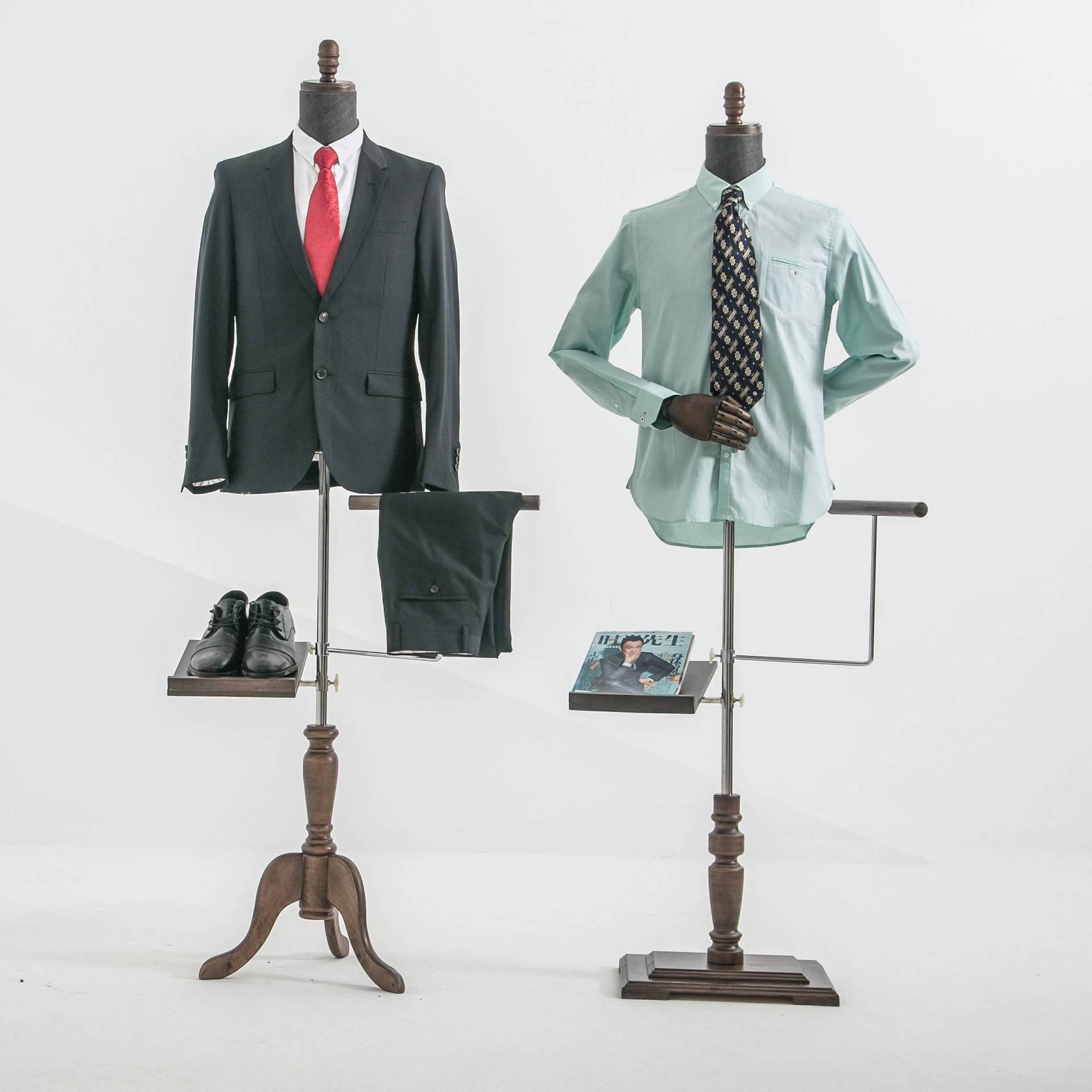 Men's Half-Length Table Model Suit Dress Display Suit Photo Mannequin Clothing Store Window Showcase Display Props