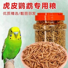虎皮鹦鹉面包虫干助开嗓粮八哥小太阳玄凤和尚鹦鹉专通用烘干鸟粮